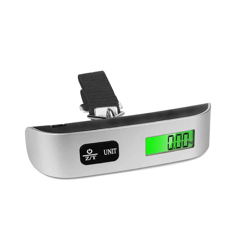 Portable Digital Luggage Scale – LCD Display, Up to 50kg / 110lb, Travel & Suitcase Weight Tool