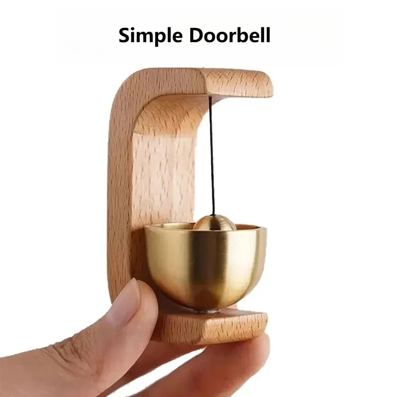 1pc Simple Doorbell Wind Chime Holiday Gift Decoration Car Hanging Home Desktop Ornaments