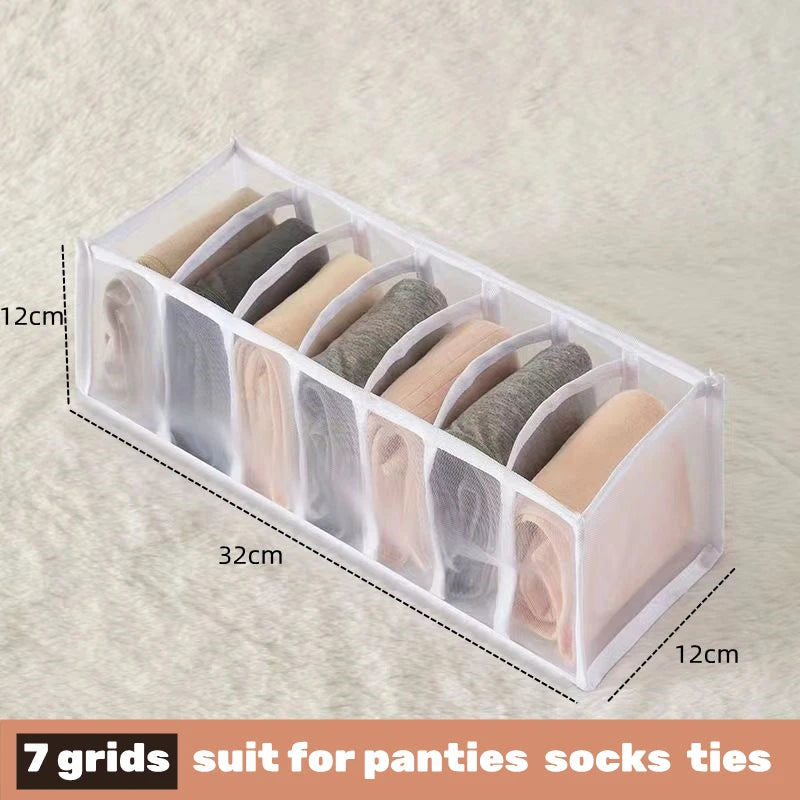 Drawer Organizer – Multi-Compartment Storage for Socks, Underwear, Scarves & Clothes