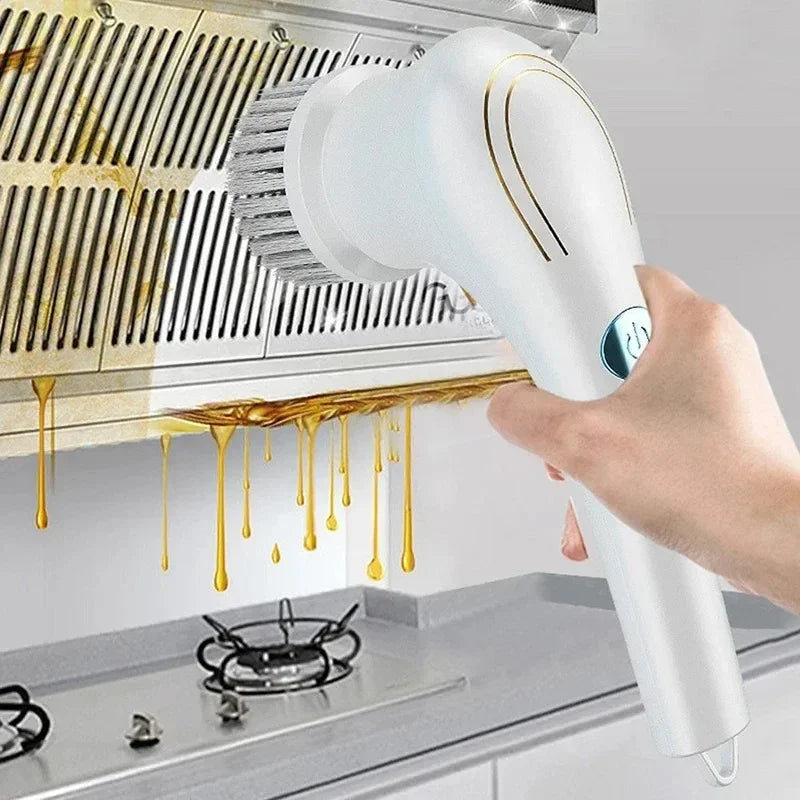 Multifunction Useful Things for Kitchen Electric Dish Soap Brush Bathroom Cleaning Tools Clean Tool 5 in 1 Glass Window Drains
