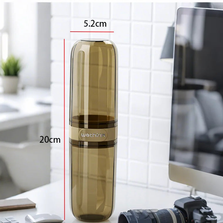 Portable Toothbrush & Toothpaste Case – Travel Storage Box for Clean & Safe Hygiene