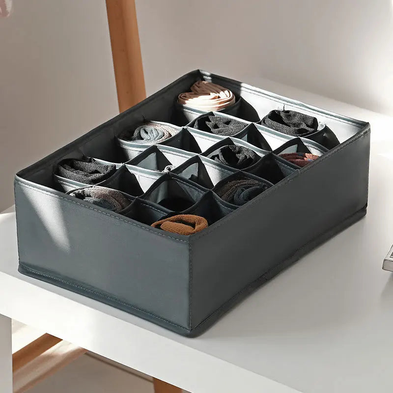 Drawer Organizer – Multi-Compartment Storage for Socks, Underwear, Scarves & Clothes