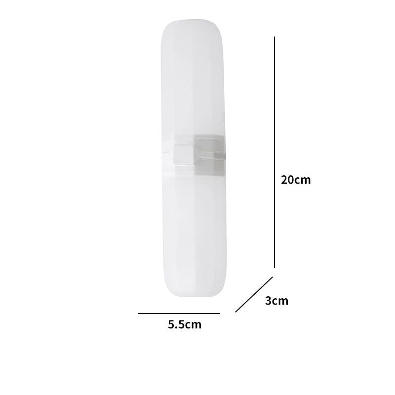 Portable Toothbrush & Toothpaste Case – Travel Storage Box for Clean & Safe Hygiene