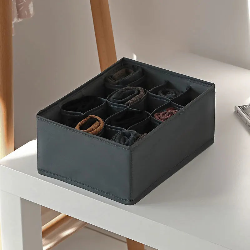 Drawer Organizer – Multi-Compartment Storage for Socks, Underwear, Scarves & Clothes