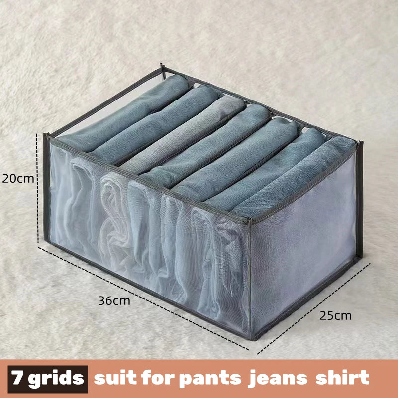 Drawer Organizer – Multi-Compartment Storage for Socks, Underwear, Scarves & Clothes