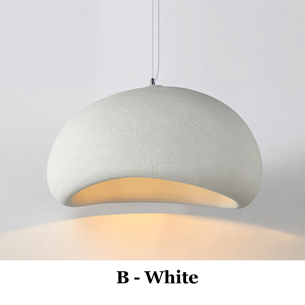 Japanese Wabi-Sabi LED Pendant – Stylish Modern Hanging Lamp for Home