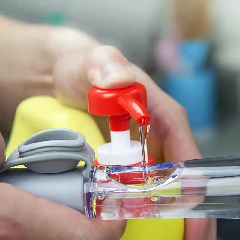 Kitchen Long Handle Brush with Soap Dispenser Nonstick Automatic Liquid Dishwashing Pot Cleaning Brush Stain Removal Tool