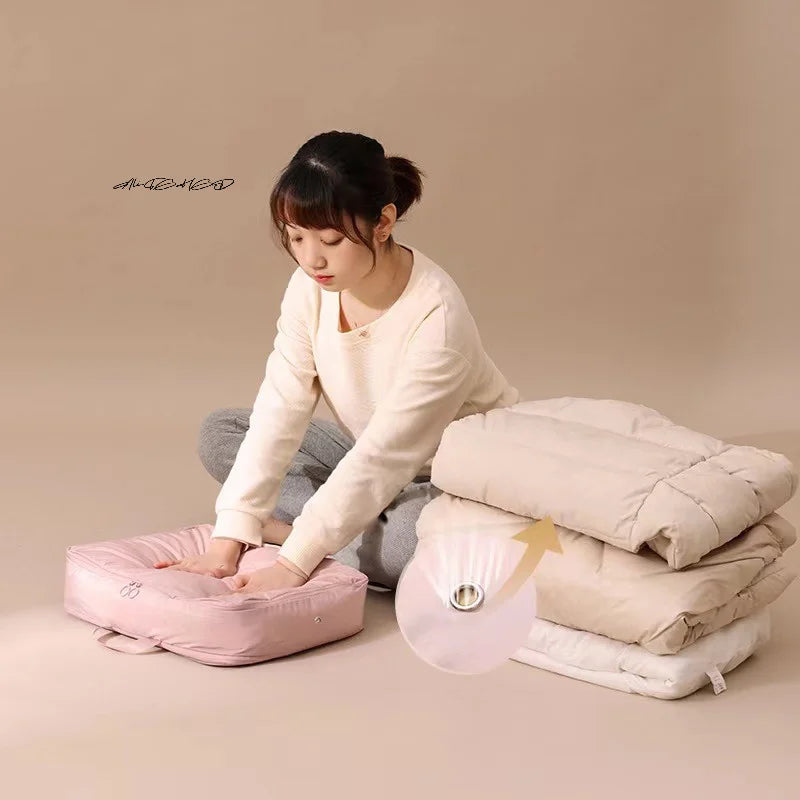 Large Compression Packing Bag – Expandable Storage for Clothes, Jackets & Bedding