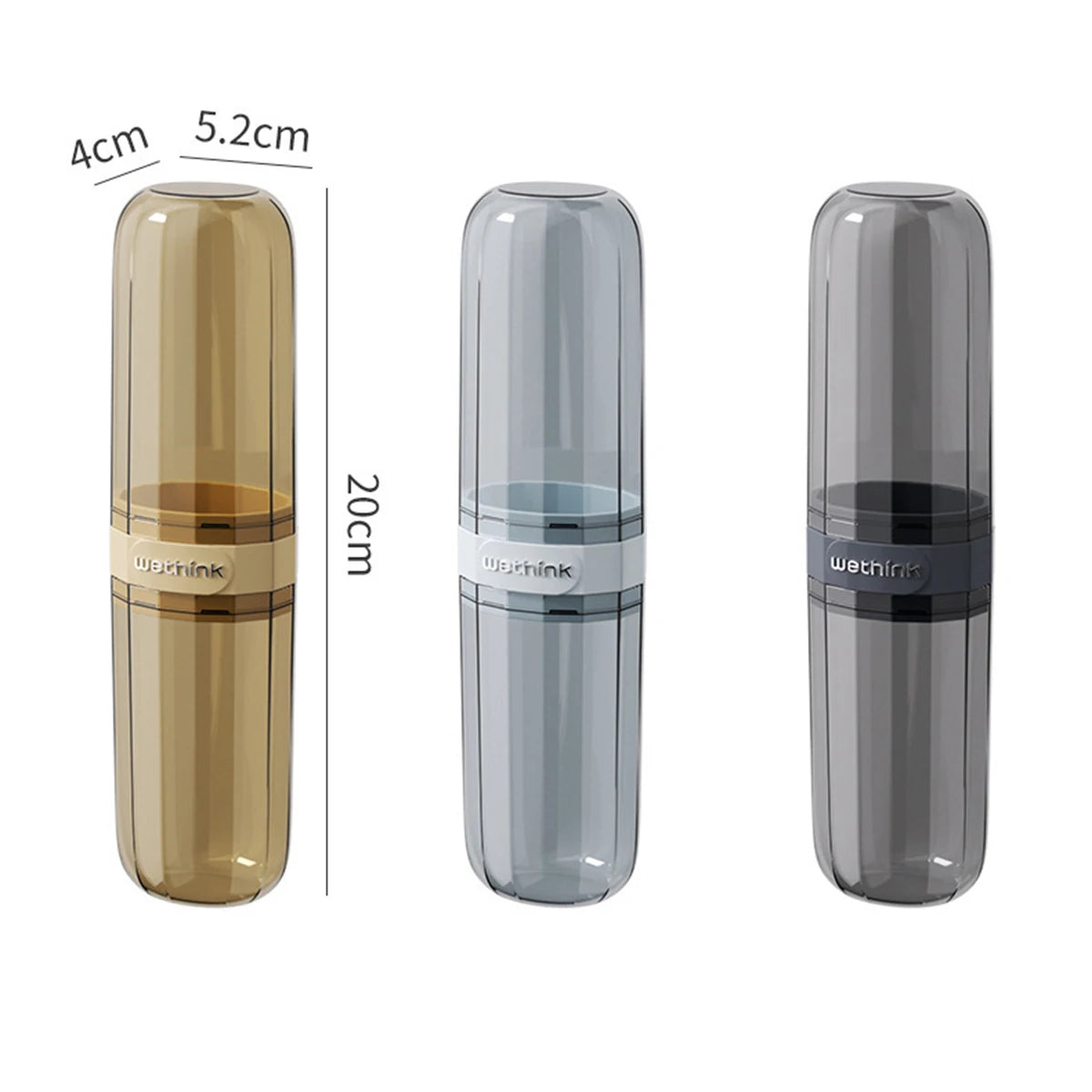 Portable Toothbrush & Toothpaste Case – Travel Storage Box for Clean & Safe Hygiene