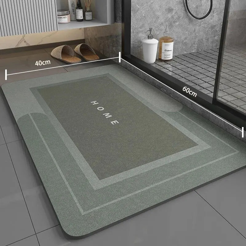 Super Absorbent Non-Slip Bathroom Mat – Fast Drying Soft Floor Rug 40×60cm