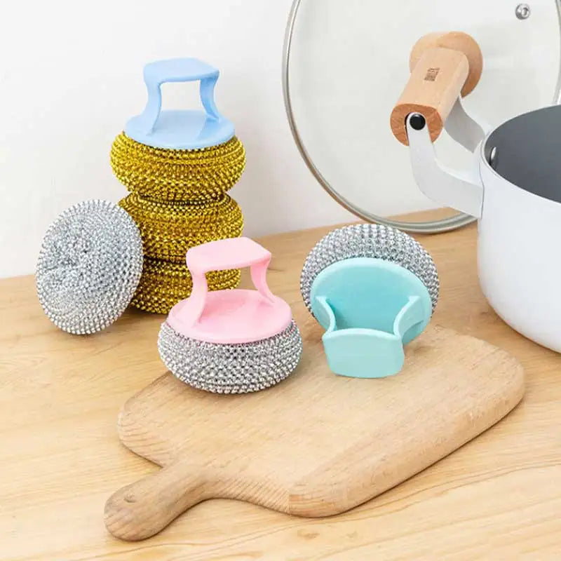 Cleaning Ball Brush Removable Cleaning Brush Pots and Pans Brush Kitchen Cleaning Tools Household Cleaning Brush