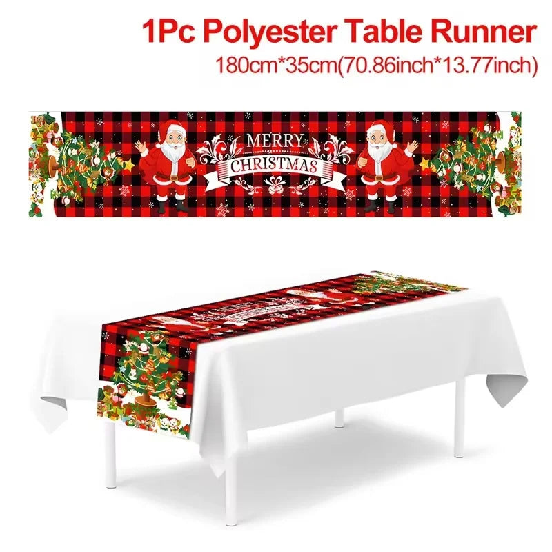 Christmas Party Table Runner – Festive Home Decoration for Christmas 2025/2026
