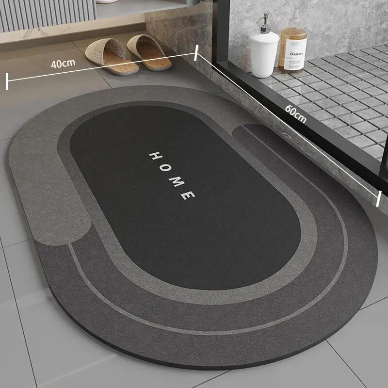 Super Absorbent Non-Slip Bathroom Mat – Fast Drying Soft Floor Rug 40×60cm