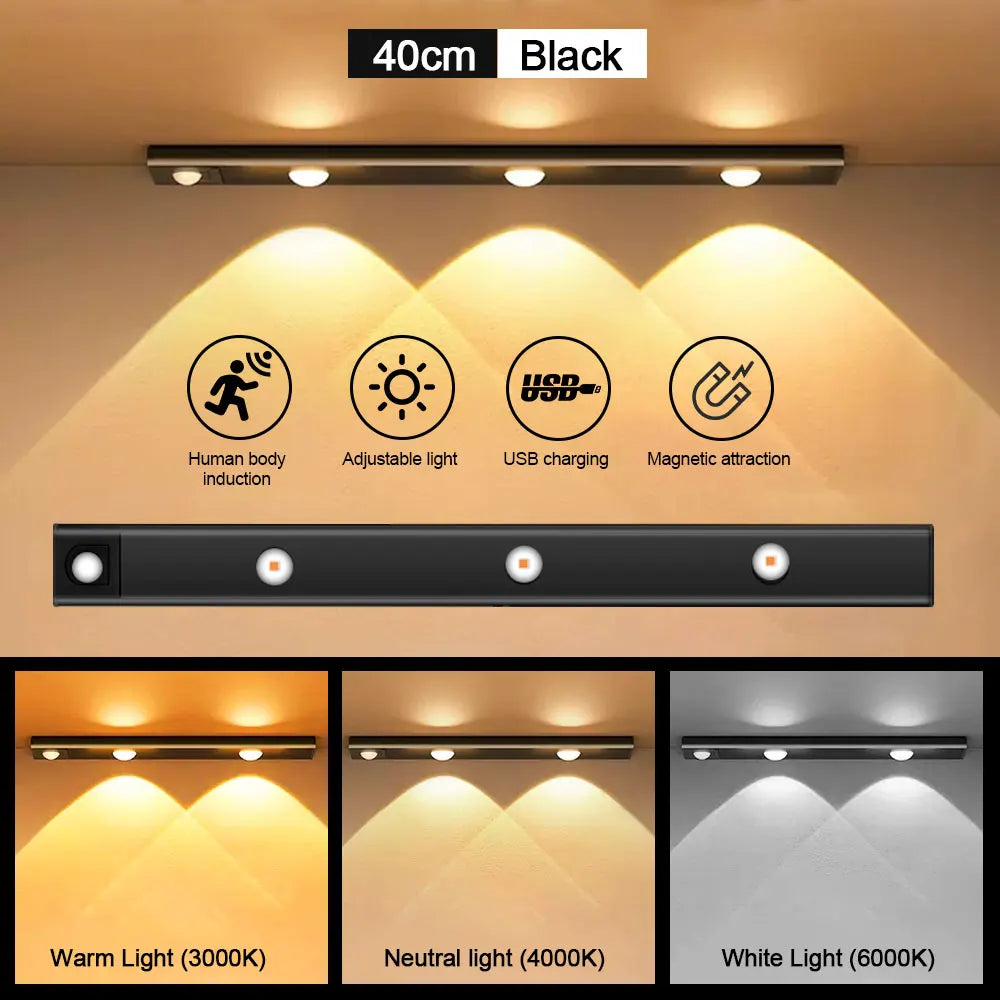 Mardrobotion Motion Sensor LED – Smart Night Light for Bedroom, Kitchen & Wardrobe
