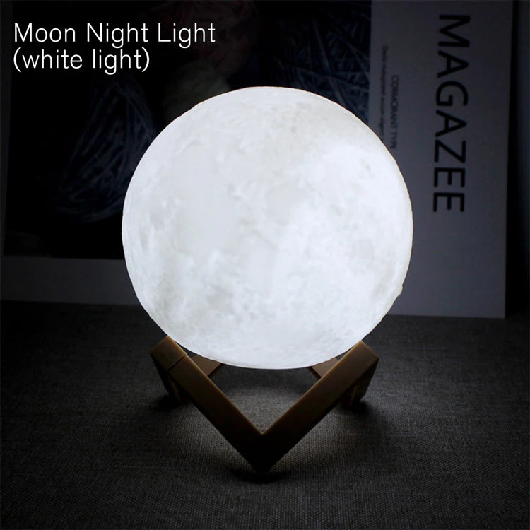 LED Moon & Galaxy Night Light – Perfect Birthday Gift for Kids & Bedroom Decor