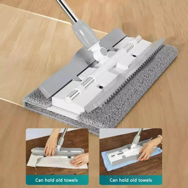 Clip-On Face Towel Mop Electrostatic Dust Removal Mop Disposable Face Paper Mop For Cleaner Wipes/Dry/Cloth