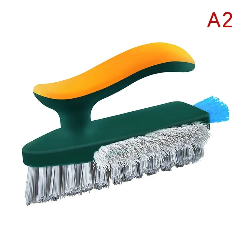 All-in-One Kitchen & Bathroom Cleaning Brush – 4-in-1 Soap Dispensing Scrubber for Dishes, Tiles & Floors