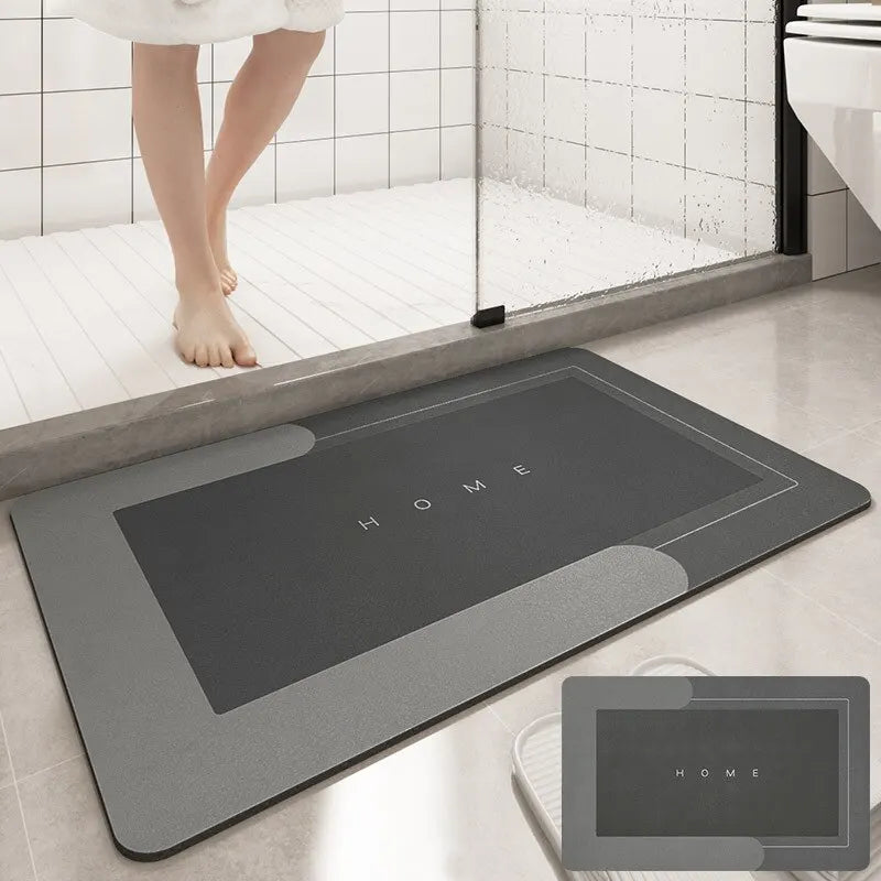 Super Absorbent Non-Slip Bathroom Mat – Fast Drying Soft Floor Rug 40×60cm