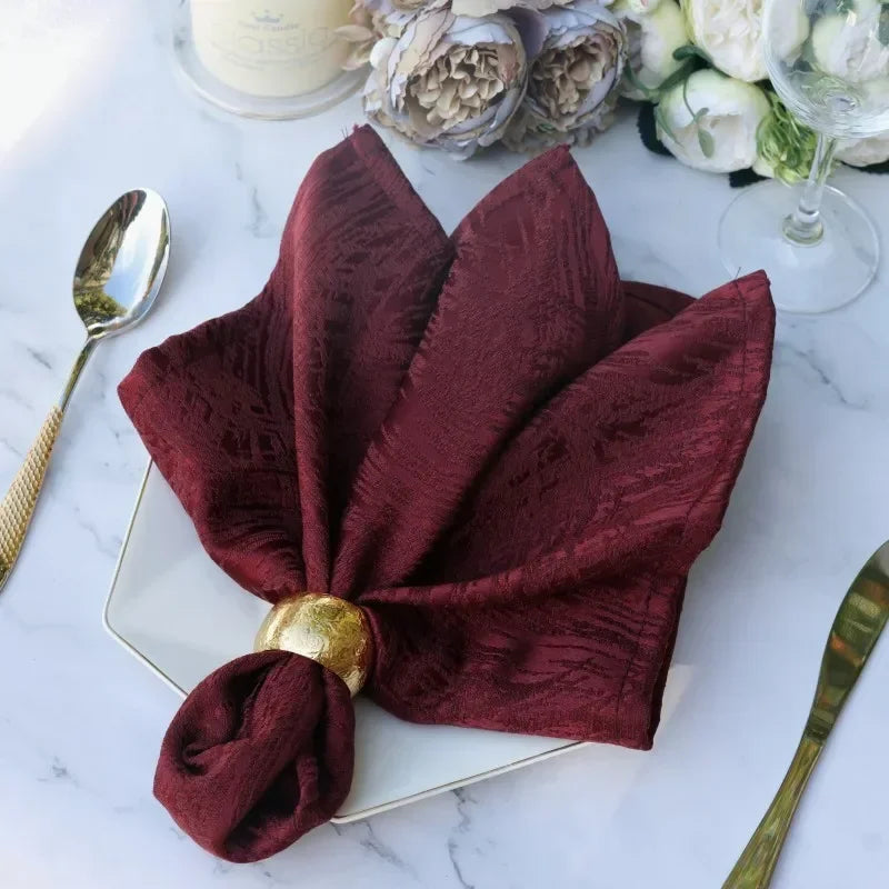 46x46cm Stone-Washed Linen Napkins – Soft & Elegant Table Decor for Home & Events