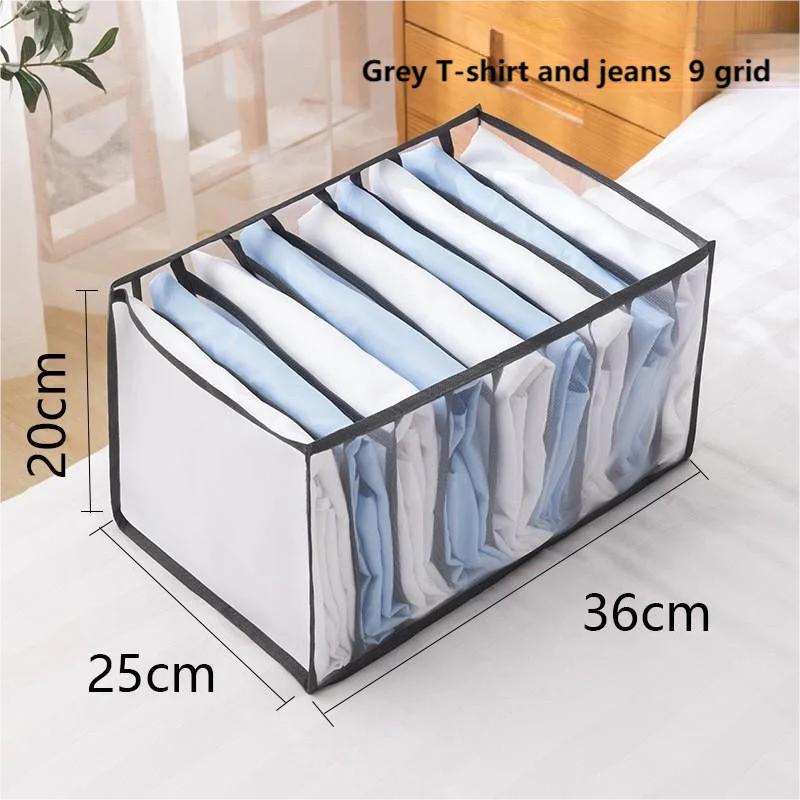 Foldable Underwear Drawer Organizer – Storage Box for Socks, Bras & Underpants