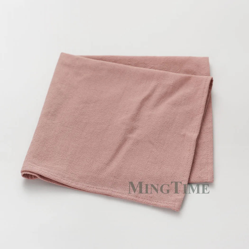 6PCS Washed Cotton Napkins – 40x40cm Classic Tea Towels for Dining & Wedding Decor