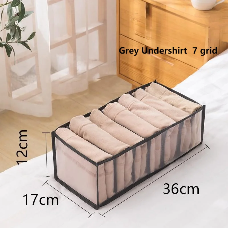 Foldable Underwear Drawer Organizer – Storage Box for Socks, Bras & Underpants