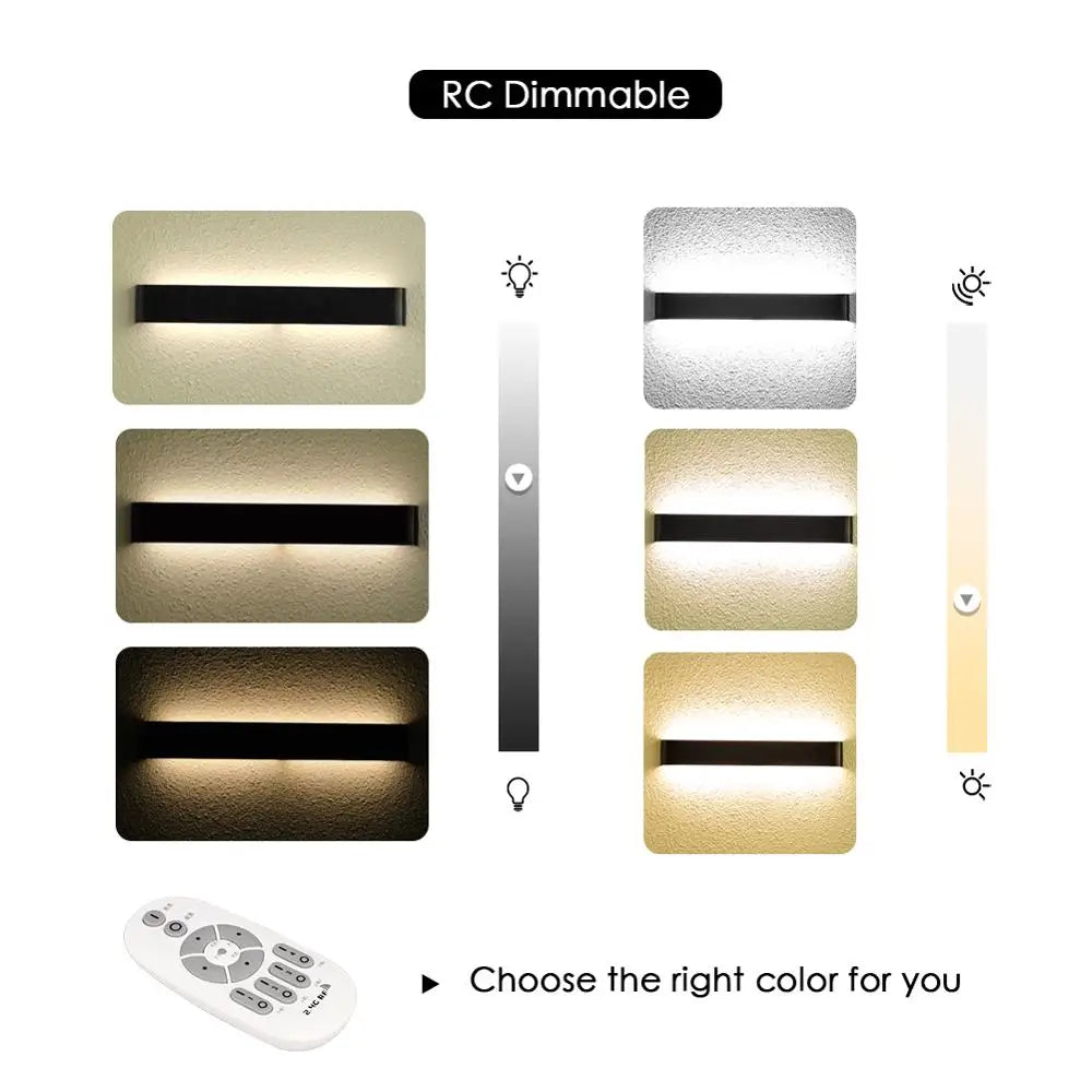 Dimmable LED Wall Sconce – Modern Ambient Light for Living Room & Bedroom”