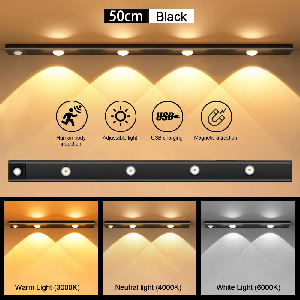 Mardrobotion Motion Sensor LED – Smart Night Light for Bedroom, Kitchen & Wardrobe