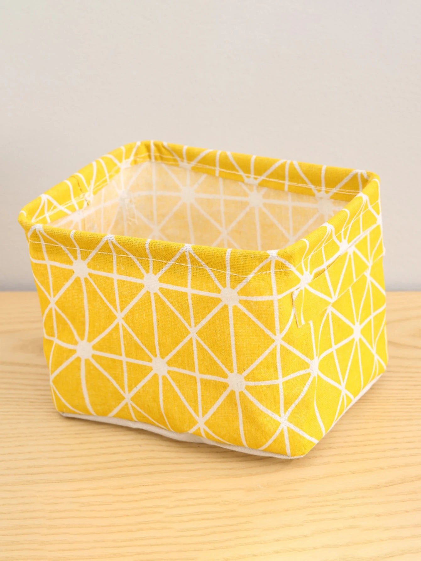 Cotton & Hemp Storage Basket – Handheld Organizer for Clothes, Fabric & Miscellaneous