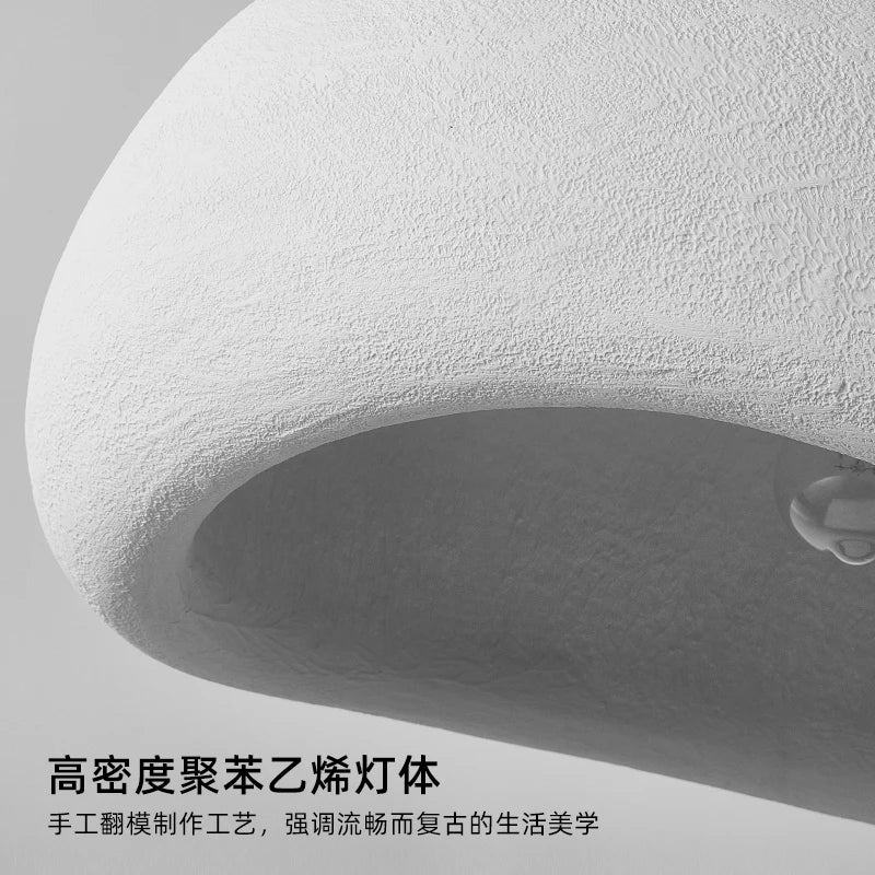 Japanese Wabi-Sabi LED Pendant – Stylish Modern Hanging Lamp for Home