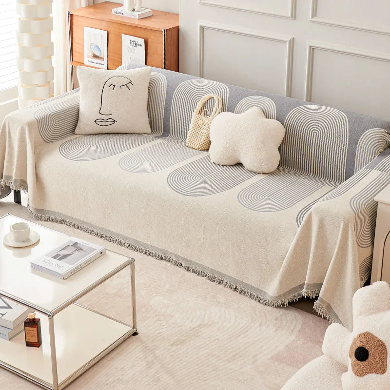 Chenille Sofa Cover – Universal Dust-Proof & Anti-Scratch Couch Protector