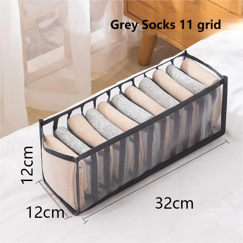 Foldable Underwear Drawer Organizer – Storage Box for Socks, Bras & Underpants