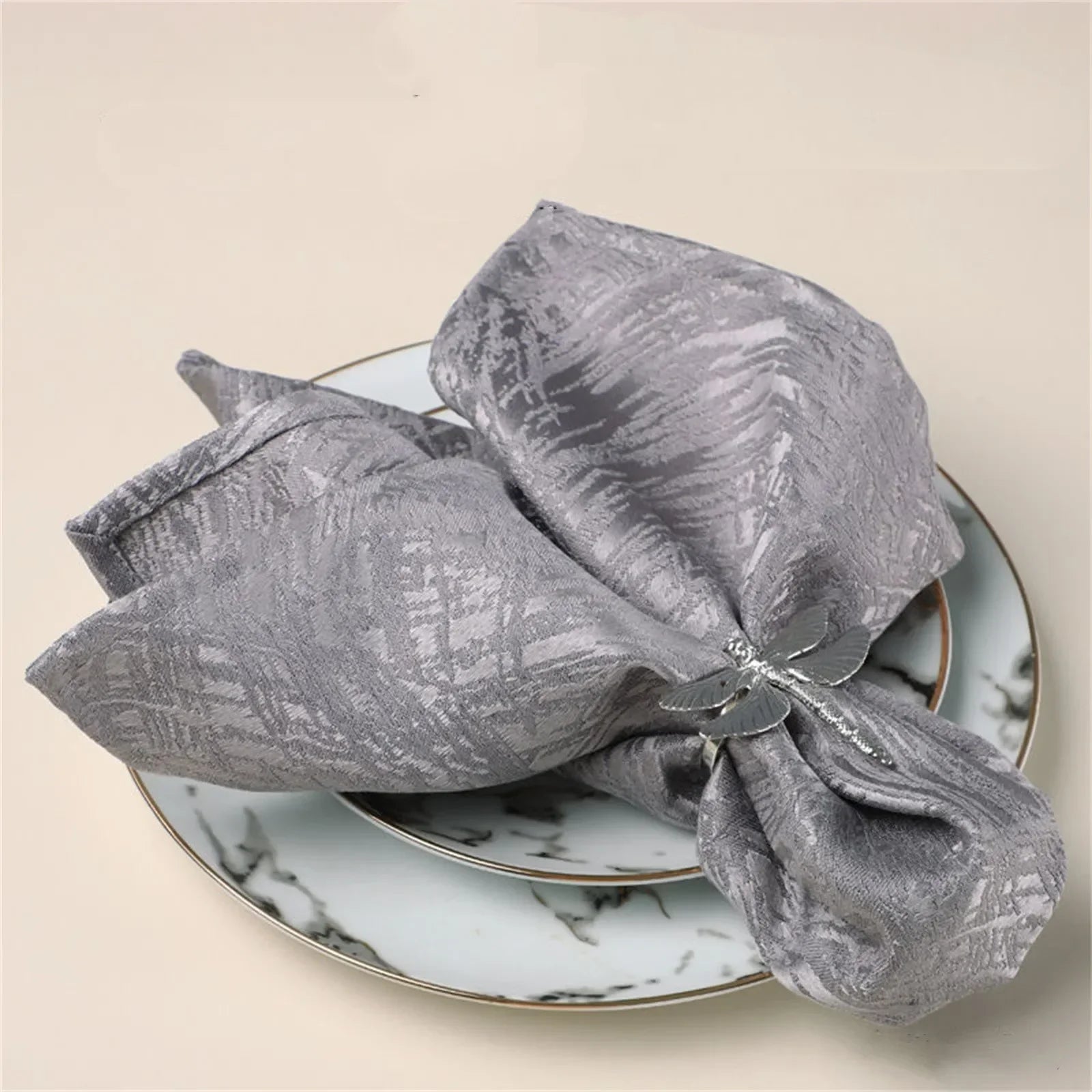 46x46cm Stone-Washed Linen Napkins – Soft & Elegant Table Decor for Home & Events