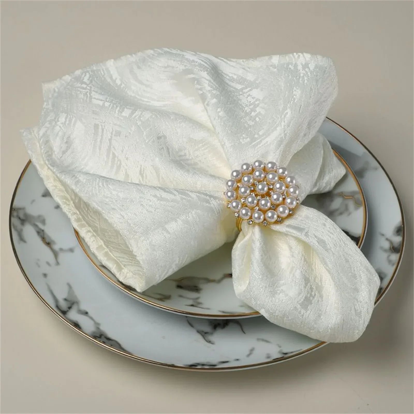 46x46cm Stone-Washed Linen Napkins – Soft & Elegant Table Decor for Home & Events
