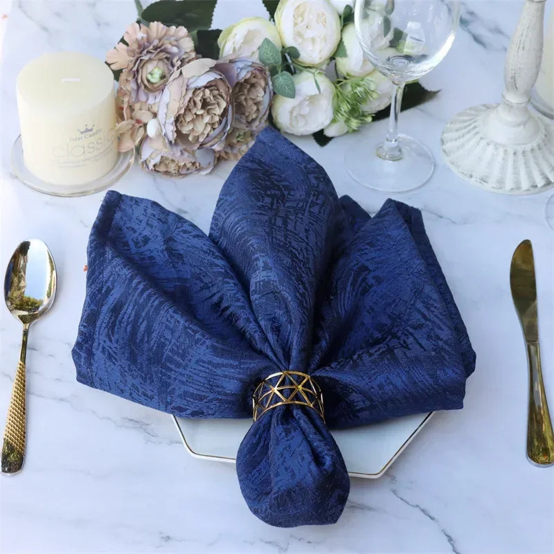 46x46cm Stone-Washed Linen Napkins – Soft & Elegant Table Decor for Home & Events